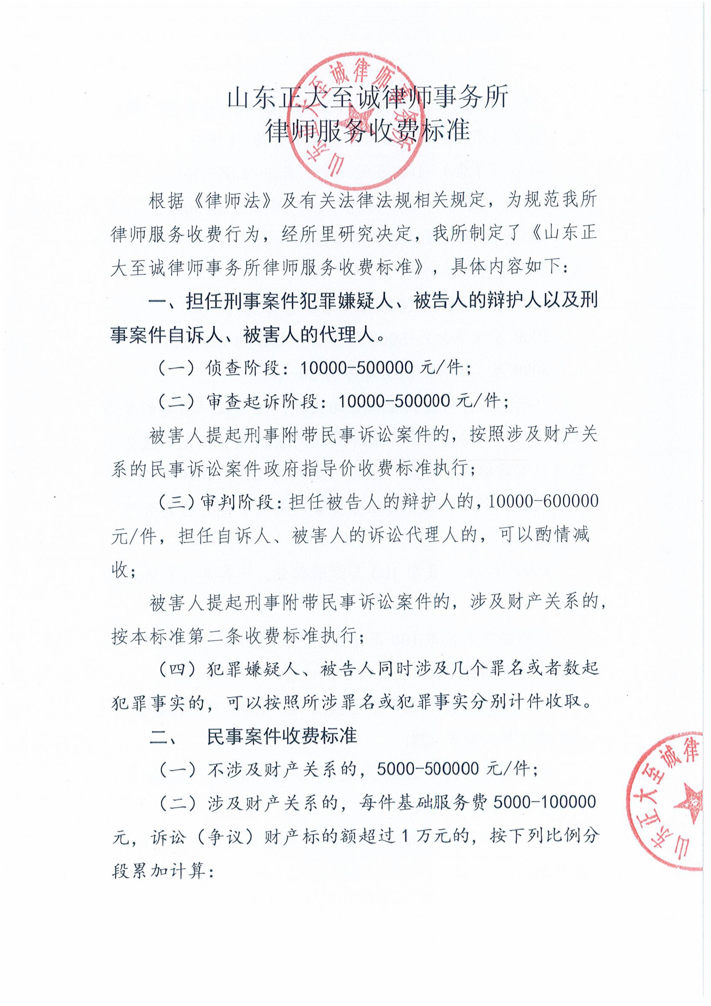 收费标准(图1)
